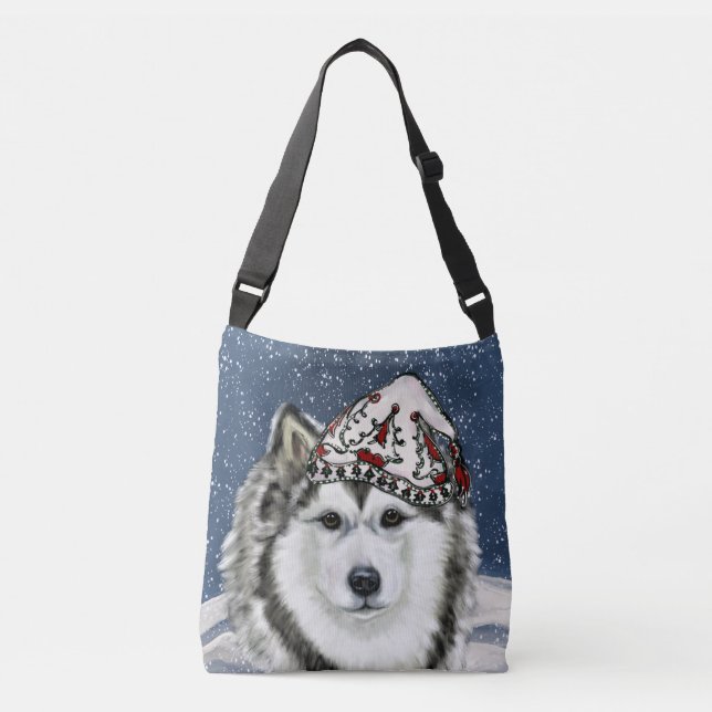 Alaskan Malamute    Crossbody Bag (Front)