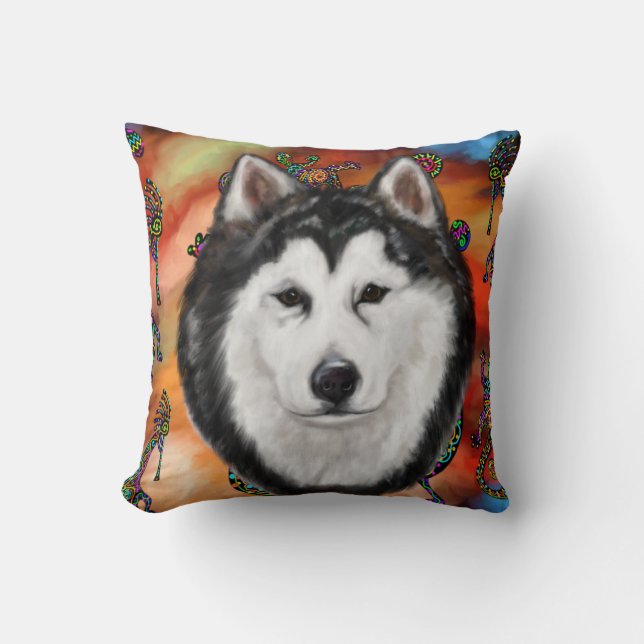 ALASKAN MALAMUTE CUSHION (Front)