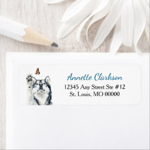 Alaskan Malamute Dog Butterfly Wonder