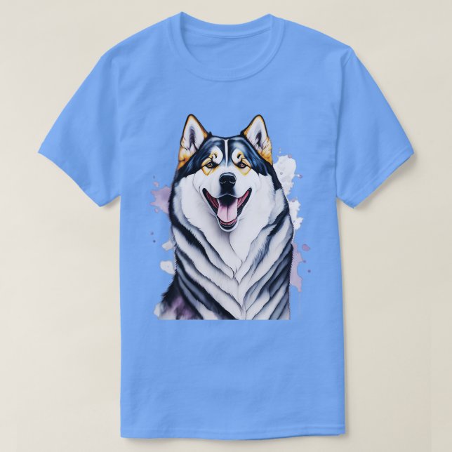 Alaskan Malamute Dog TShirt 2 (Design Front)