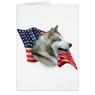 Alaskan Malamute Flag