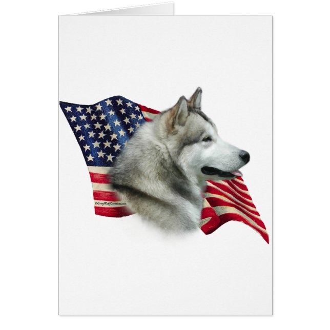 Alaskan Malamute Flag (Front)