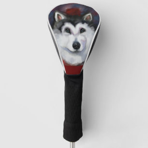 ALASKAN MALAMUTE GOLF HEAD COVER