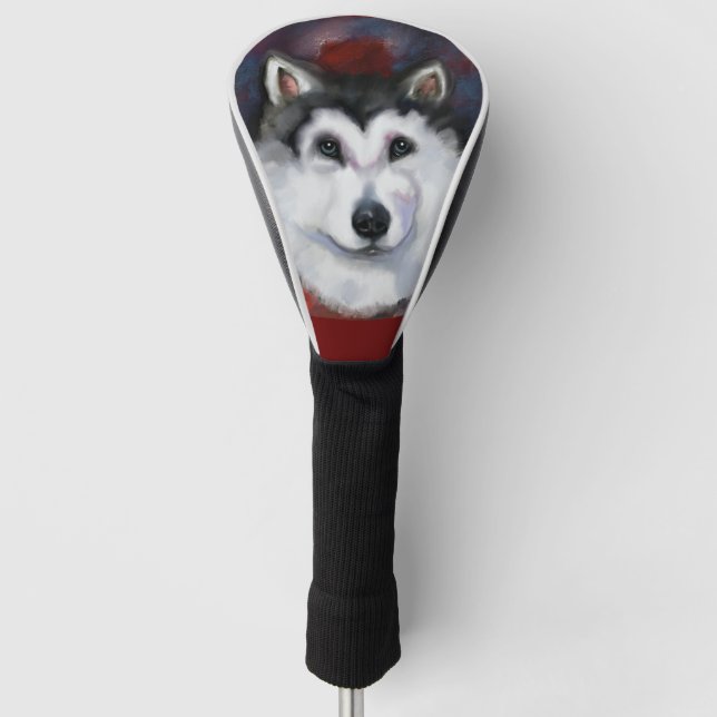 ALASKAN MALAMUTE     GOLF HEAD COVER (Front)