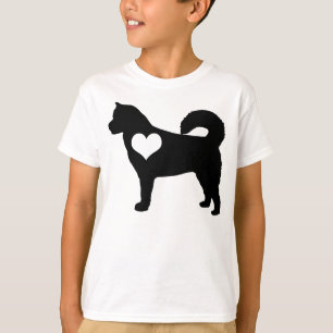 Alaskan Malamute Heart Kids T-Shirt