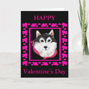 Alaskan Malamute Holiday Card