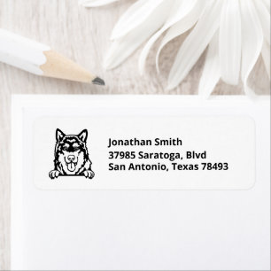 ALASKAN MALAMUTE Image on Return Address