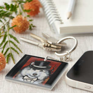 Alaskan Malamute Key Ring
