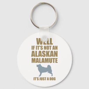 Alaskan Malamute Key Ring