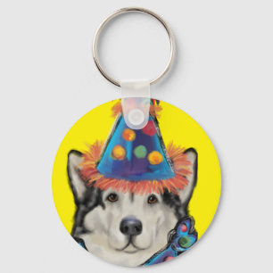 Alaskan Malamute Key Ring