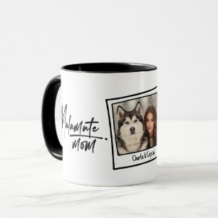 Alaskan Malamute Mom Custom Photo & Name Fun Chic Mug