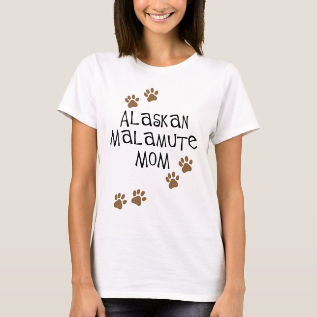 Alaskan Malamute Mum t-shirts & gifts (Front)