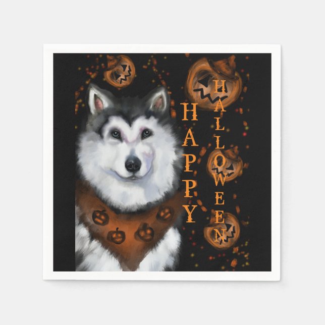 Alaskan Malamute                Napkin (Front)