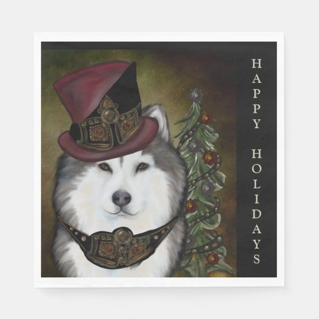 Alaskan Malamute            Napkin (Front)