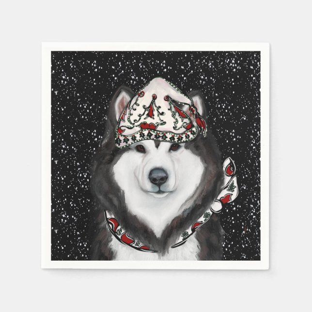 Alaskan Malamute                 Napkin (Front)