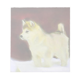 Alaskan malamute notepad