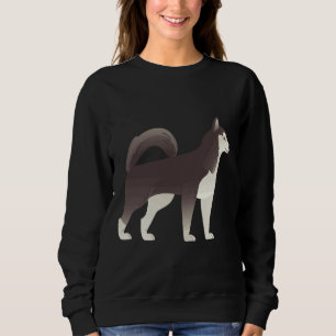 Alaskan Malamute Or Siberian Husky Cute North Pedi Sweatshirt