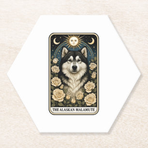 Alaskan Malamute Paper Coaster