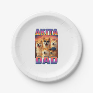 Alaskan Malamute Paper Plate