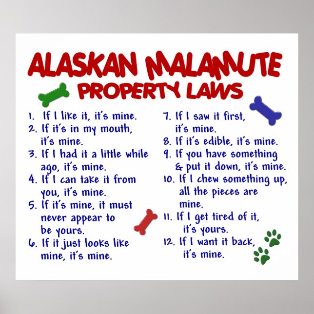 ALASKAN MALAMUTE PL2 POSTER (Front)