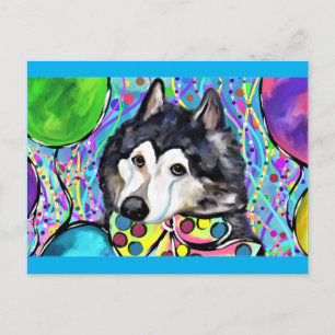 Alaskan Malamute  Postcard