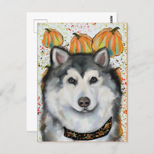 Alaskan Malamute Postcard