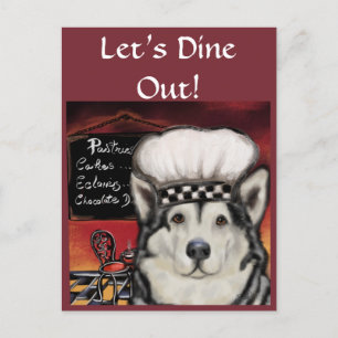 Alaskan Malamute       Postcard