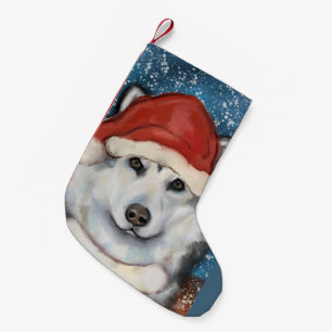 Alaskan Malamute            Small Christmas Stocking