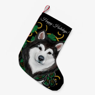 Alaskan Malamute    Small Christmas Stocking