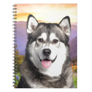 Alaskan Malamute Spiral Notebook