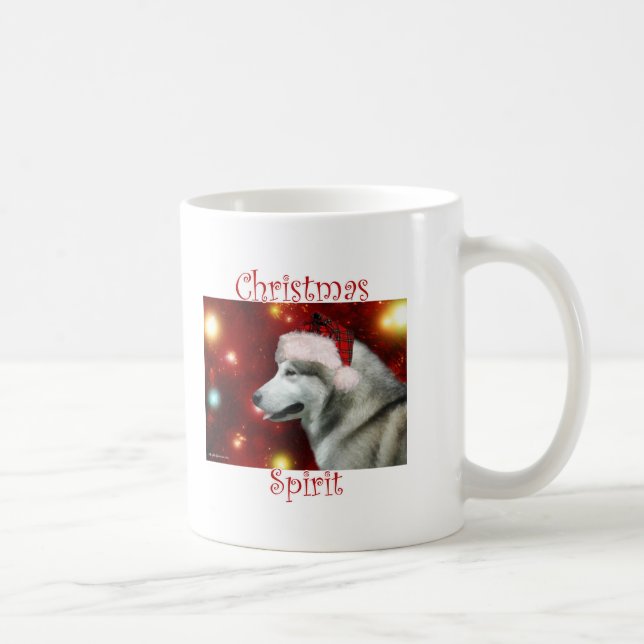 Alaskan Malamute Spirit Coffee Mug (Right)