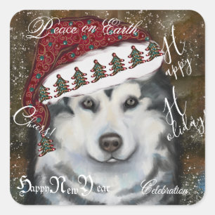 Alaskan Malamute                 Square Sticker