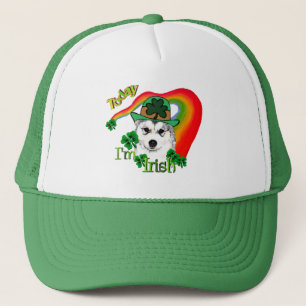 Alaskan Malamute St. Patrick's Day Trucker Hat