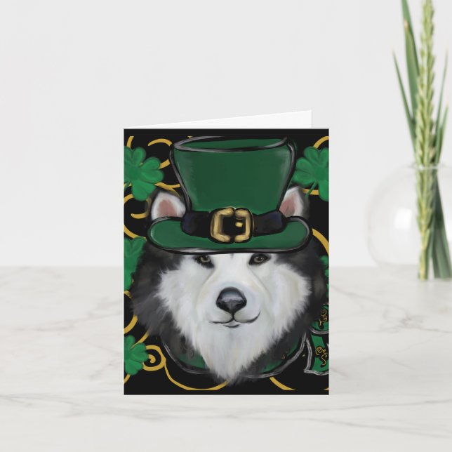Alaskan Malamute    Thank You Card (Front)