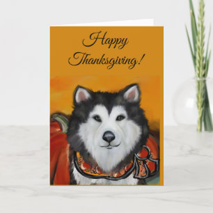 Alaskan Malamute              Thank You Card