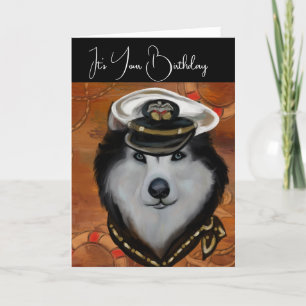 Alaskan Malamute Thank You Card