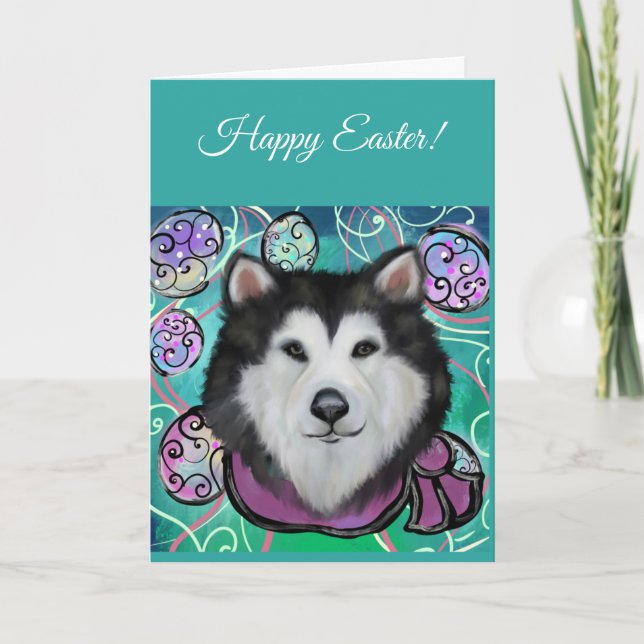Alaskan Malamute        Thank You Card (Front)