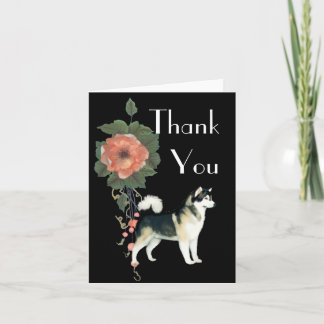 Alaskan Malamute Thank You Notecard