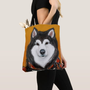 Alaskan Malamute Tote Bag