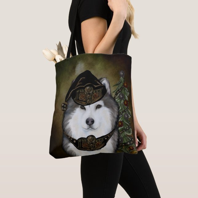 Alaskan Malamute  Tote Bag (Close Up)