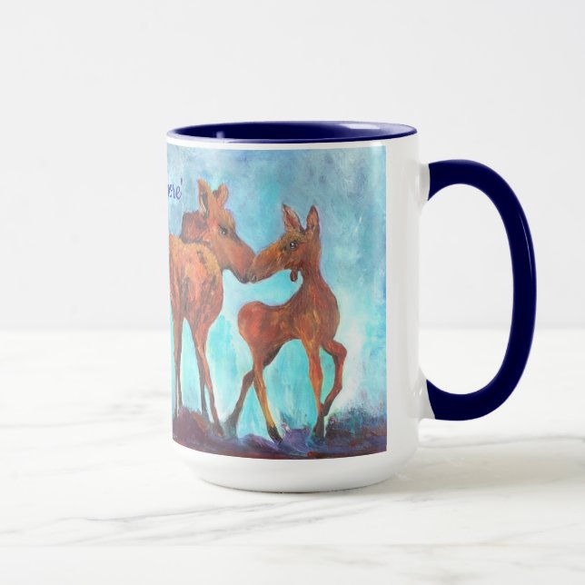 Alaskan Moose Amore' mug (Right)