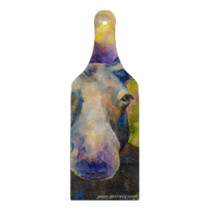 Alaskan Moosey glass cutting board