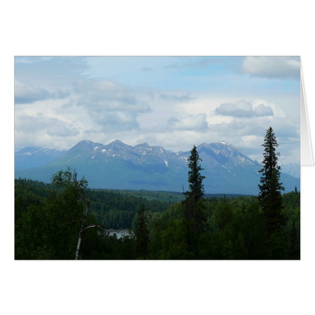 Alaskan Mountain Range Panoramic Photography (Front Horizontal)