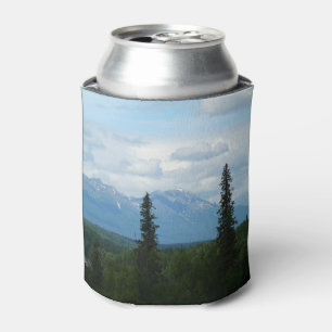 Alaskan Mountain Range Panoramic Photography Can Cooler