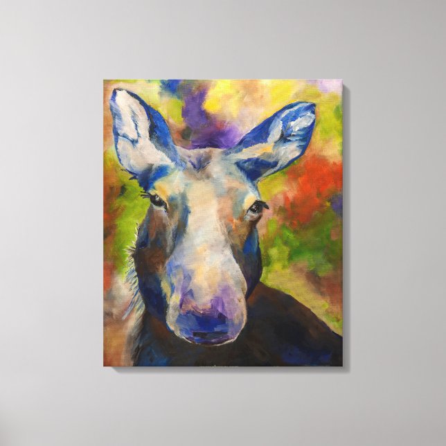 Alaskan Mr. Moosey Moose  Canvas print (Front)