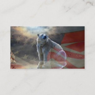 Alaskan Polar Bear Business Card