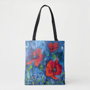 Alaskan Poppies & Tisha' s Garden Tote Bag