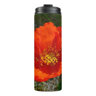 Alaskan Red Poppy Thermal Tumbler
