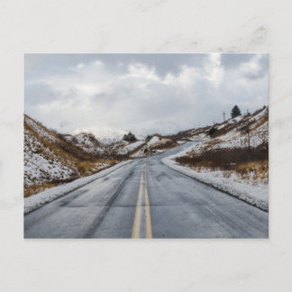 Alaskan Road Postcard