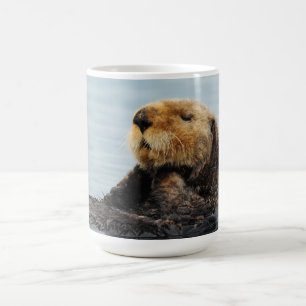 Alaskan Sea Otter Water Bottle Coffee Mug